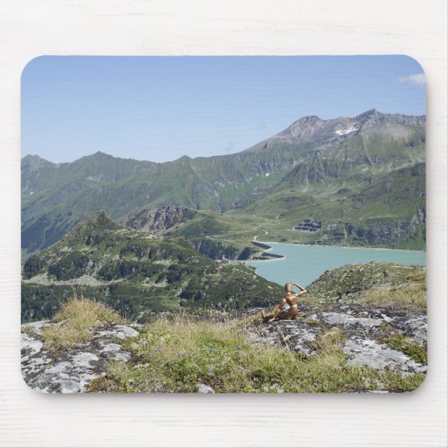 View Over Tauernmoossee Mouse Mat (Front)