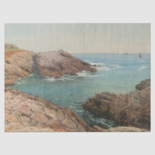 View over the Sea (Coastal Landscape) (Marine) Tissue Paper