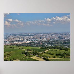 View Over Vienna From Kahlenberg Poster