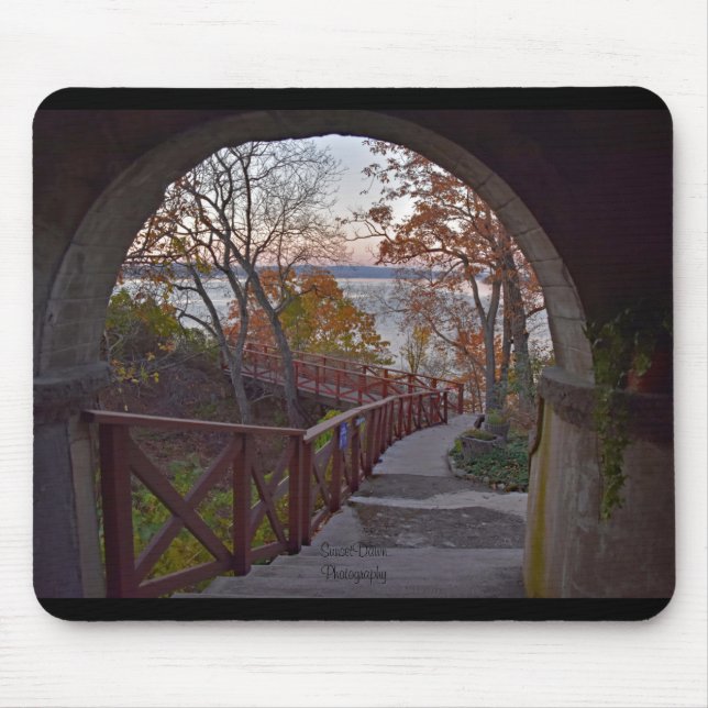 View seen from inside the Bannerman Residence Mouse Mat (Front)
