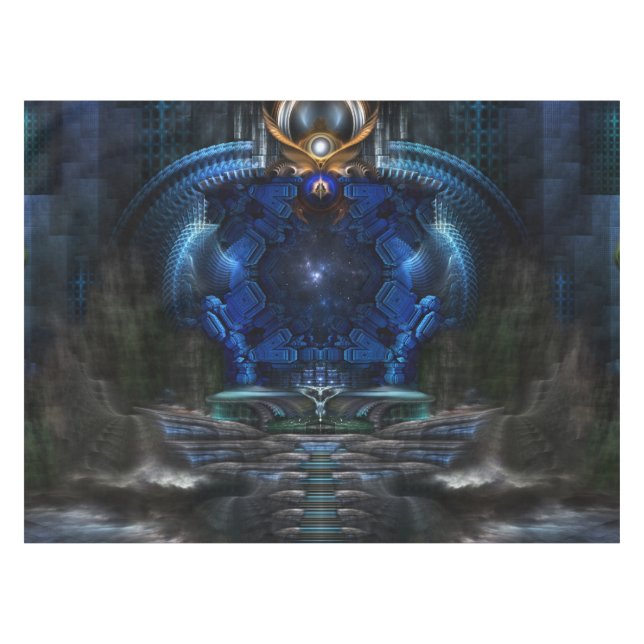 View To Eternity Custom Table Cloth (Front (Horizontal))