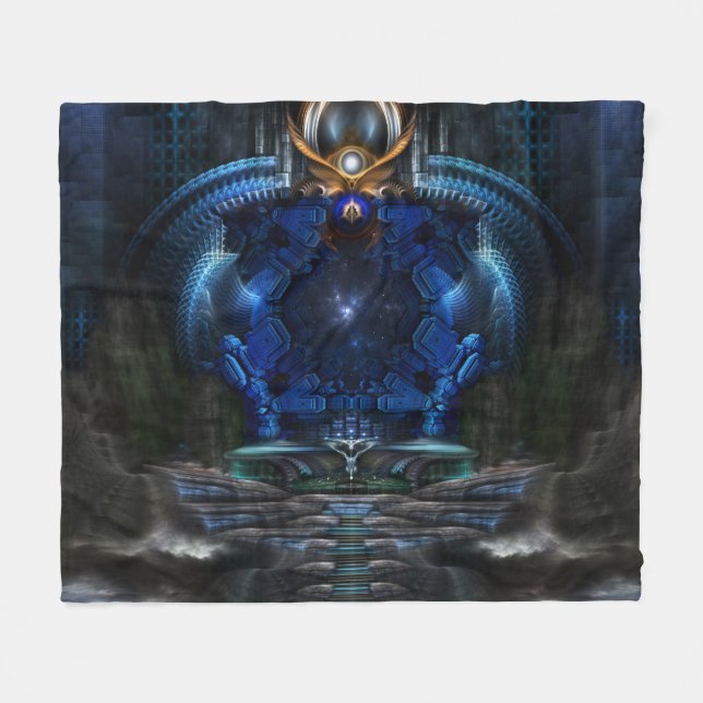 View To Eternity Fleece Blanket (Front (Horizontal))