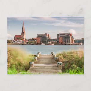 View to Rostock Postcard
