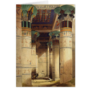 View under the Grand Portico, Philae