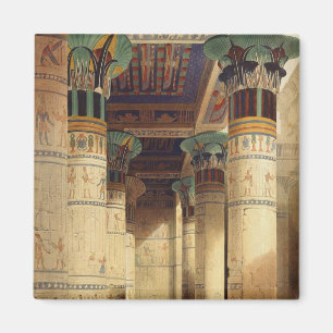 View under the Grand Portico, Philae Magnet