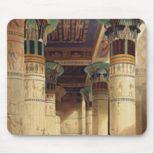 View under the Grand Portico, Philae Mouse Mat