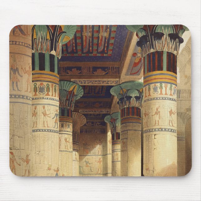 View under the Grand Portico, Philae Mouse Mat (Front)
