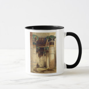 View under the Grand Portico, Philae Mug