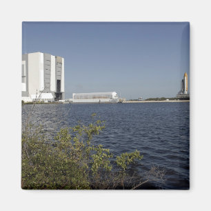 Viewed across the basin, Space Shuttle Atlantis Magnet