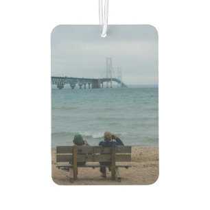 Viewing Mackinac Bridge Car Air Freshener