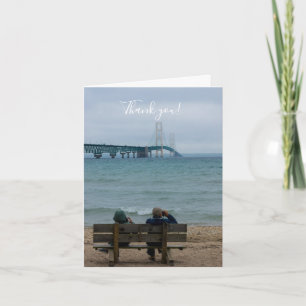 Viewing Mackinac Bridge Thank You Card