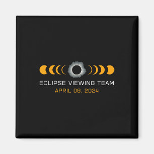 Viewing Team Funny Total Solar Eclipse Astronomy  Magnet