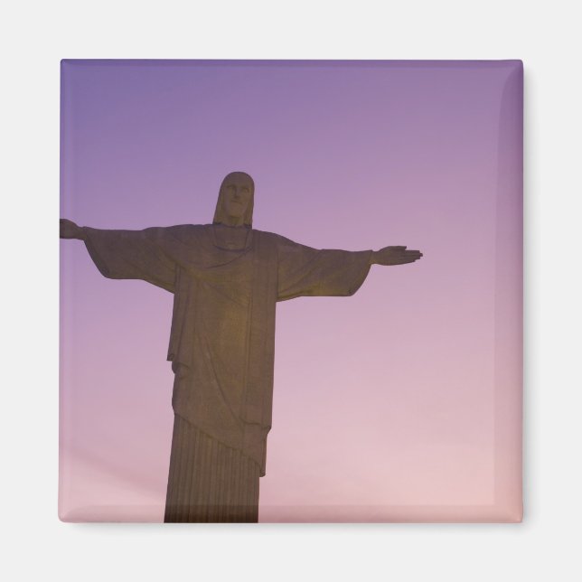 Viewpoint, Christ Statue at Corcovado, 704 Magnet (Front)