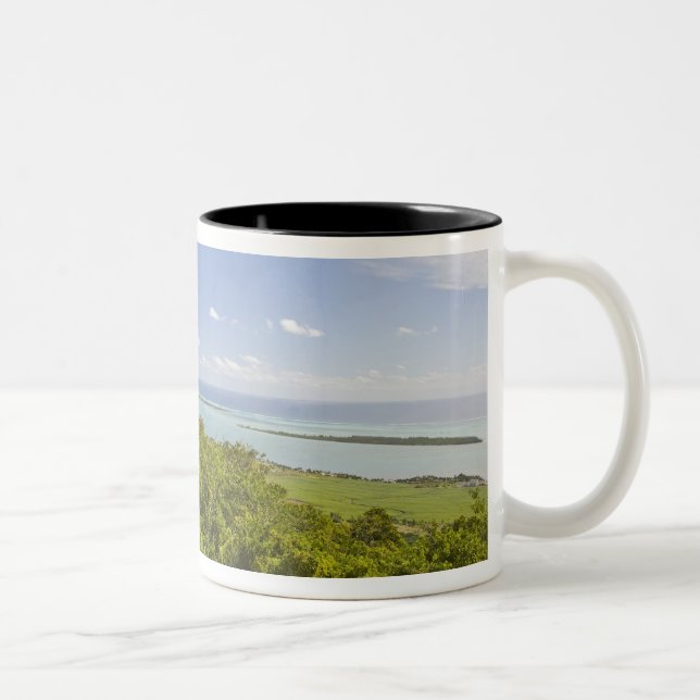 Viewpoint near Grand Riviere Noire, South Two-Tone Coffee Mug (Right)