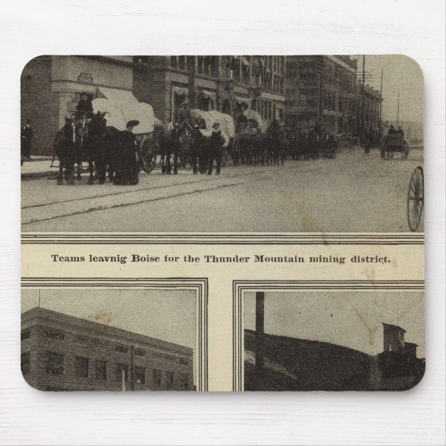 Views, Boise, Idaho Mouse Mat (Front)