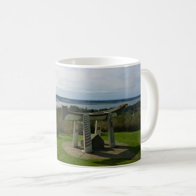 Views from the Astoria Column, Oregon Coffee Mug (Front Right)