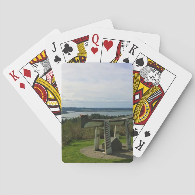 Views from the Astoria Column, Oregon Playing Cards (Back)