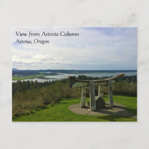 Views from the Astoria Column, Oregon Postcard