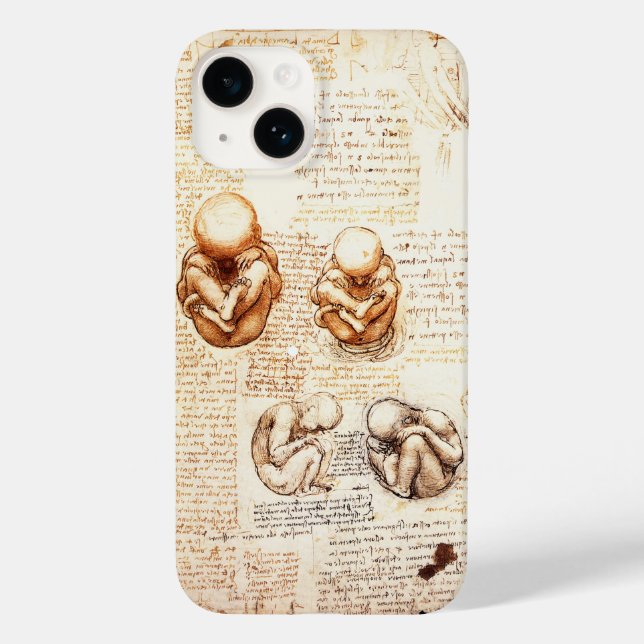 Views of a Foetus in the Womb,Ob-Gyn Medical Case-Mate iPhone Case (Back)