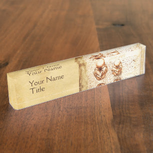 Views of a Foetus in the Womb,Ob-Gyn Medical Nameplate