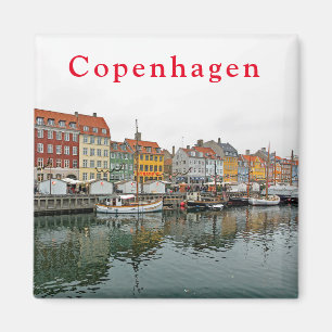 Views of Copenhagen. Nyhavn. P. 3. Magnet