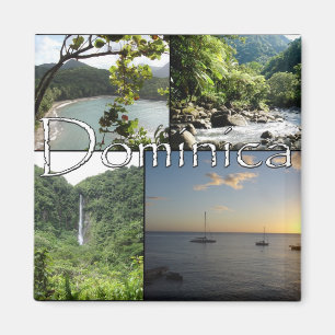 Views of Dominica magnet