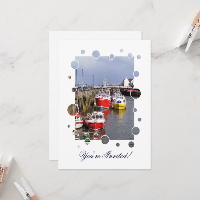 VIEWS OF ENGLAND INVITATION (Front/Back In Situ)