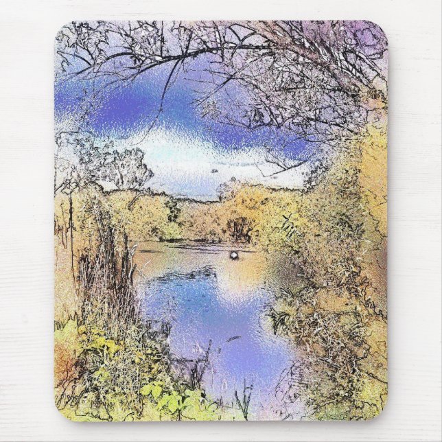 VIEWS OF ENGLAND MOUSE MAT (Front)