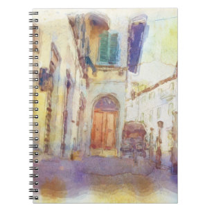 Views of Florence made in artistic watercolor Notebook