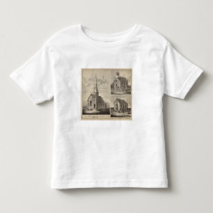 Views of German Catholic Churches in Minnesota Toddler T-Shirt