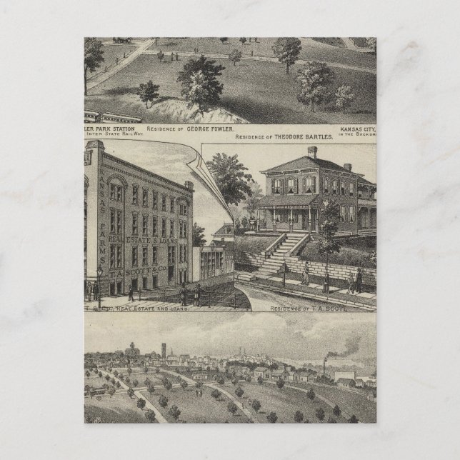 Views of Kansas City, Kansas Postcard (Front)