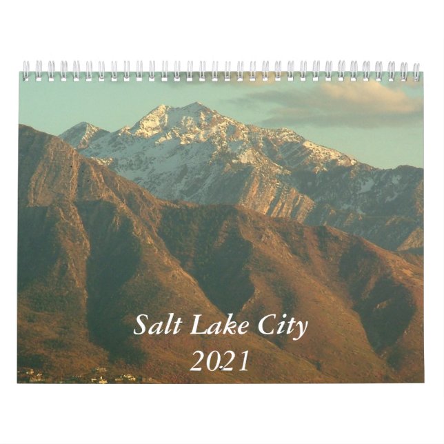 Views of Salt Lake City - 2021 Calendar (Cover)