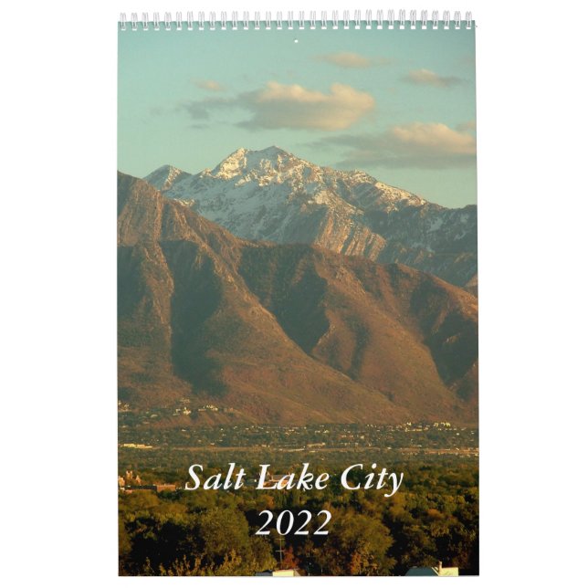 Views of Salt Lake City 2022 Calendar (Cover)