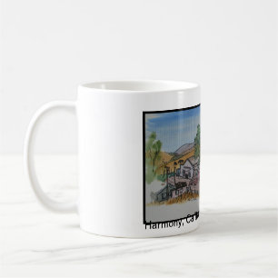 Views of San Luis Obispo, Harmony California Coffee Mug