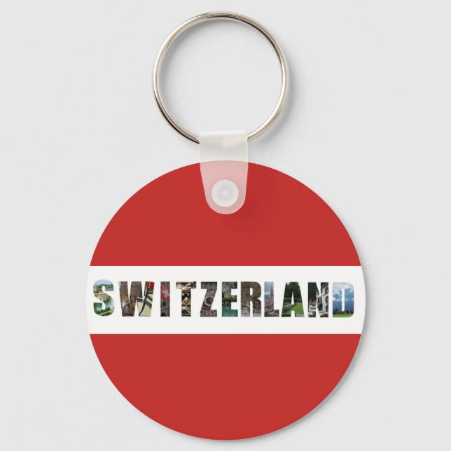 Views of Switzerland Keychain (Front)