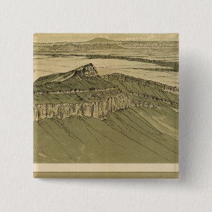 Views of the Marble Canyon Platform 15 Cm Square Badge
