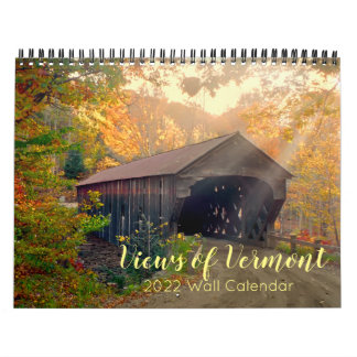 Views of Vermont 2022 Wall Calendar