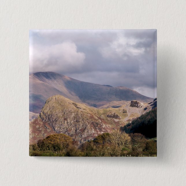VIEWS OF WALES 15 CM SQUARE BADGE (Front)