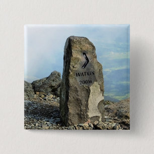 VIEWS OF WALES 15 CM SQUARE BADGE