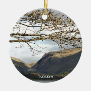 VIEWS OF WALES CERAMIC TREE DECORATION