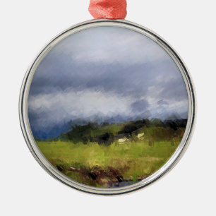 VIEWS OF WALES METAL TREE DECORATION