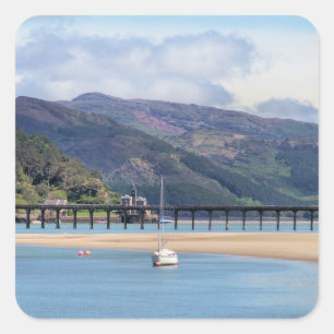 VIEWS OF WALES SQUARE STICKER