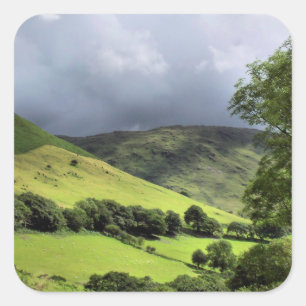 VIEWS OF WALES SQUARE STICKER