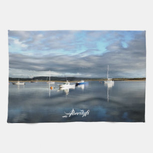 VIEWS OF WALES TEA TOWEL