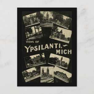 Views of Ypsilanti Michigan - Vintage Postcard