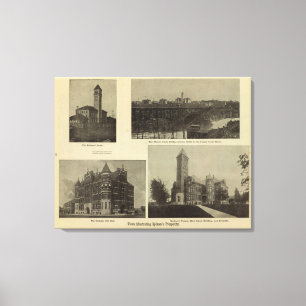 Views, Spokane's prosperity Canvas Print