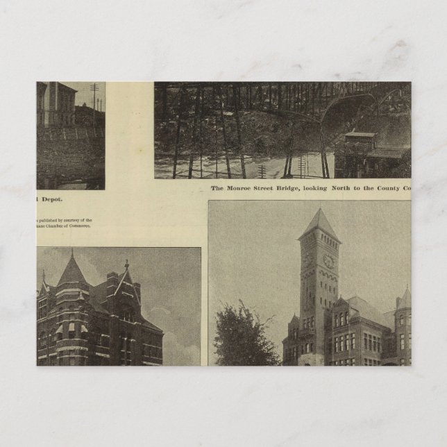 Views, Spokane's prosperity Postcard (Front)