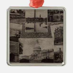 Views Washington, DC Metal Tree Decoration