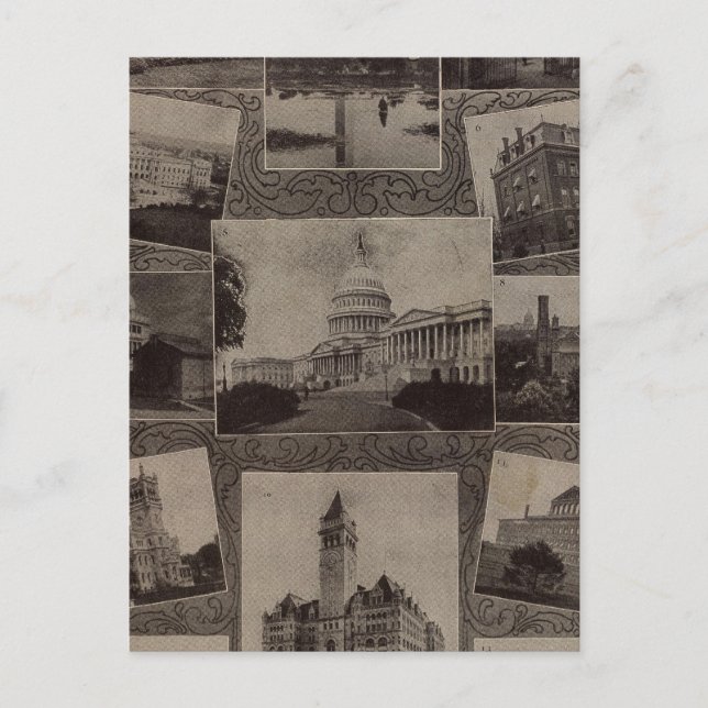 Views Washington, DC Postcard (Front)