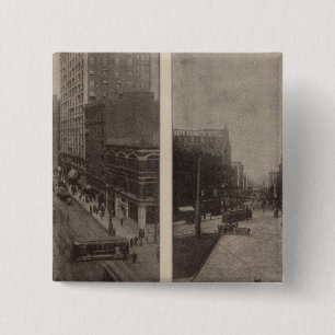 Views wealth, enterprise, Seattle, Wash 15 Cm Square Badge